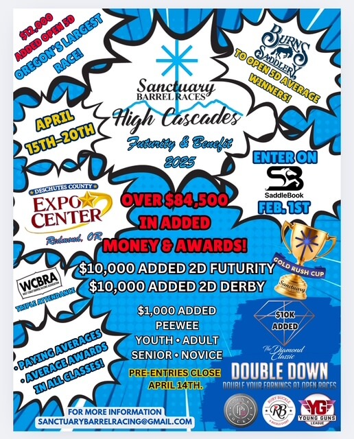High Cascades Futurity & Benefit Flyer